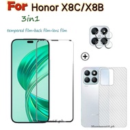 Honor X8C Tempered Glass Honor X7C Screen Protector Honor X8B X8A X7B X7C X6B Camera Lens Protector 