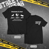 Baju Streetwear PERJALANAN DI DUNIA Cotton Short Sleeve XS - 5XL T-Shirt JALAN-SS-0001