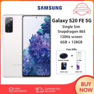 Samsung Galaxy S20 FE 5G G781U Single Sim 6GB RAM+128GB ROM Snapdragon 865 6.5" FHD + AMOLED Infinity-O Display Triple Lens Camera 4,500mAh Smartphone With Freebies