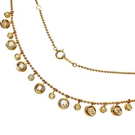 Diamond 1.01ct Necklace, K18 Gold, 9.1g, 40.5cm, Women's [Used]