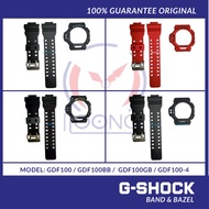 [ORIGINAL] G-SHOCK GDF100 GDF100BB GDF100GB GDF100-4 BAND AND BEZEL "bnb" CASIO 100% ORIGINAL and NE