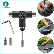 Multi Skateboard Roller Skate Long Board T Tool Wrench Spanner Screwdriver