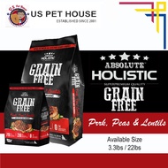 Absolute Holistic Pork, Peas &amp; Lentils Grain-Free Dry Dog Food (Available Size: 3.3lbs / 22lbs)