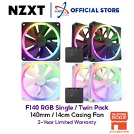 NZXT F140 RGB Single / Twin Pack - 140mm RGB CASING FAN