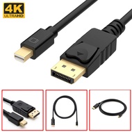 Mini DP to DP Cable, 6FT Gold Plated Mini DisplayPort to DisplayPort Cable 4K Resolution