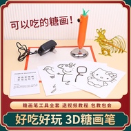 Pen Lukisan Gula Beijing Lama Lukisan Gula Pen Percetakan 3D Graffiti Kanak-kanak Lukisan Gula Buata
