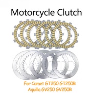 For Hyosung Comet GT250 GT250R Aquilla GV250 GV250R GT 250 GV 250R Motorcycle Clutch Plates Friction