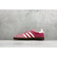 adidas originals GAZELLE INDOOR suede Low cut board shoes for both men and women pink