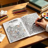 Doodle Art Adult Coloring Book Aesthetic Mindfulness Activity Cute Doodle Coloring Book for Women Me