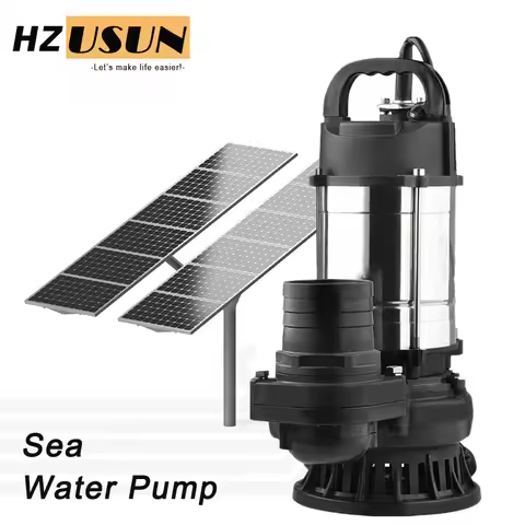 1 HP 48V DC Motor Brushless Solar Submersible Mini Water Pump Price Vertical Dometic Impeller Salty 