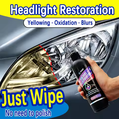 Headlight Restoration Kit Headlight Polish Car Light Repair Cleaner Kit Auto Renovation Liquid Repai