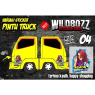 Truck door printing sticker (p.truck-4) wildbozz sticker