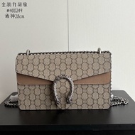 Gujia Classic Bacchus Bag Dionysus Dionysus Old Flower Double G Fashion Cross-body Shoulder Bag Chai