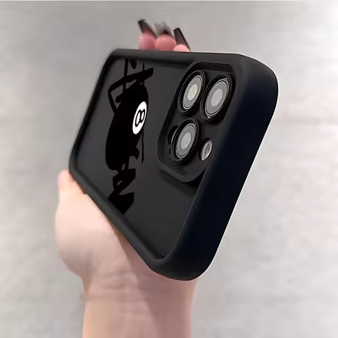 Billiard Fashion Brand Number 8 Y2k Phone Case for iPhone 16e 16 15 14 13 12 11 Pro Max Mini XR XS X