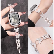 Elegant Butterfly Strap Case For A-pple Watch Strap Series10 9 8 7654321,SE Ultra2 iwatch Case and i