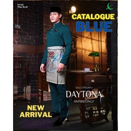 ELRAH EXCLUSIVE 2026 BAJU MELAYU DAYTONA BLUE CATALOGUE  Slim Fit Clothing Button