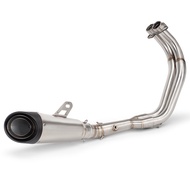 For Yamaha MT07 FZ07 Exhaust Front Pipe Motorcycle Muffler System Modified MT07 full Racing project 
