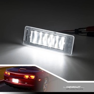 2x LED Licence Number Plate Light for Chevrolet Camaro 2009-Corvette Stingray 2014-Cruze J300 Equino