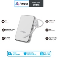 Amgras PowerMeta 845 PowerBank Mini 10000mAh—20000mAh Large Capacity 22.8W Fast Charging Built-in Du