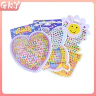 GKY Kid Crystal Stick Earring Sticker Toy Body Bag Party Jewellery Christmas Gift GKY