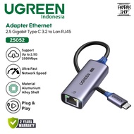 UGREEN 25052 LAN Adapter Type C to RJ45 Gigabit Ethernet Up To 2500Mbps 2.5G Type C Internet Adapter