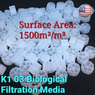 🇲🇾 K1 Biological Filter Media K1 Bio Filter Media Premium Quality MBBR Aquarium Pond Aquaponic Aquas
