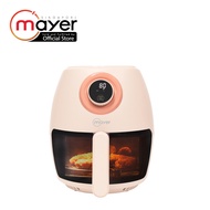 [Paradise Collection] Mayer 3.5L Digital Glass Air Fryer MMGAF350D-PN / MMGAF350D-PT - Peach Orange / Pistachio Green