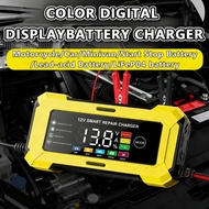Battery charger Car battery charger Motorcycle Truck Repair and charging 12V pulse repair Charger