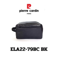 Pierre Cardin (ปีแอร์การ์แดง) กระเป๋าถือ กระเป๋าทรงสี่เหลี่ยม กระเป๋าหนังแท้ กระเป๋าคลัตช์ รหัส ELA2