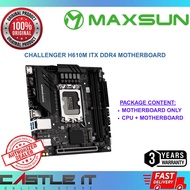 MAXSUN Challenger H610M Mini ITX DDR4 Motherboard LGA1700 Dual LAN Dual M.2 HDMI DP