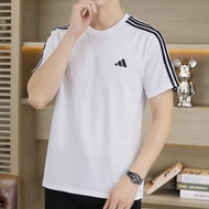 Áo thun nam mới tập luyện thể thao thể dục giải trí thời trang đơn giản cơ bản thoải mái thoáng khí