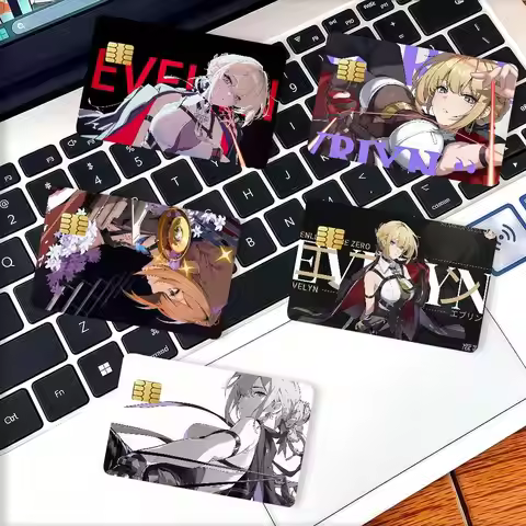 ZZZ Gaming Evelyn Chevalier Credit Card Decorative Card Stickers Suitable For Bank Cards Metro Trans