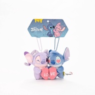 ใหม่ Disney น่ารักเย็บตุ๊กตาแฟชั่น crossbody กระเป๋าตุ๊กตา DIY Stitch กระเป๋าเป้สะพายหลังพวงกุญแจอเน