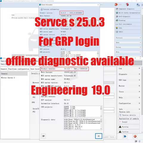 2026 latest version Odis Service 25.0.3 or S 7.2.1 Odis Engineering 19.0.0 or 12.2.0 database of 505