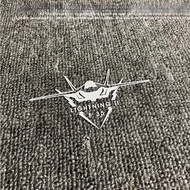F35 Fighter Plane Sticker Lightning Type Carved Pattern Car