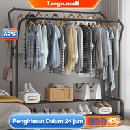 LG Rak Gantungan Baju Serbaguna Stand Hanger Display Butik Bazar Jemuran Pakaian Rak Sepatu Penyimpa