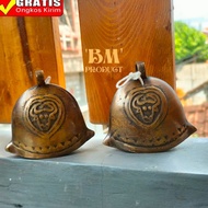 Brass Cow Bell No. 2 Cow Kluntung Cow Pendant 1 pcs Brass Bell