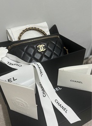 Chanel 22k long vanity case with handle 手柄長盒子