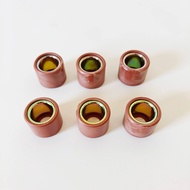 6pcs 21x17mm 13.8g Original Variator Roller for APRILIA Scarabeo Leonardo euro PIAGGIO Beverly MP3 V