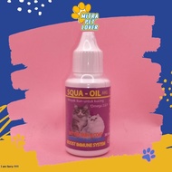 Cat FISH OIL VITAMIN - SQUA OIL CAT DROP 30ML - SUPPLEMENT TO INCREASE HORMONES CURLS NUTRITION MOVI