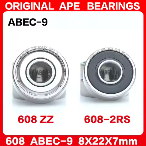 10-50pcs ABEC-9 bearing 608ZZ 8x22x7mm 608 2RS 608RS 608-2RS 608 Z ZZ Precision ball bearings