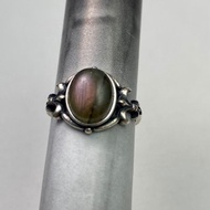 特價中透紫光拉長石925銀戒指