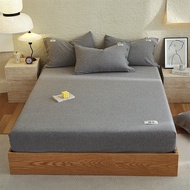 Dansunreve 100% Cotton Bedsheet 800TC Fittedsheet Height 40cm 15inch Mattress Protectors Bedsheet Qu