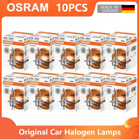 OSRAM 10pcs H4 H7 H11 HB3 HB4 Original Lamp 3200K Head Light H8 H9 H16 9005 9006 Lamps Car Halogen B