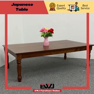 Ready Stock😘EWJ Japanese Table Big & 9919 & JP2.5x4 & Tiger leg Japanese Table /Walnut & Wenge