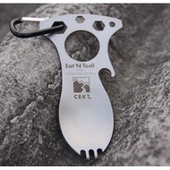 Eat N Tool Multifunction CRKT 9001C Spoon Fork Screwdriver EDC Outdoor KIT