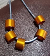Ring merpati dewasa polos warna gold 5pcs