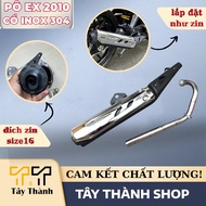 Pô ex2010ex nhỏpô zinpô móc lắp đặt như zin cho exciter 2010..Cửa Hàng Phụ Tùng Xe Máy Tây Thành