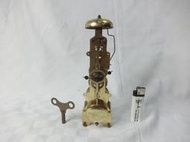 (y) 德國古董 Franz Hermle  機械式 簍空 報時 銅製 擺鐘  