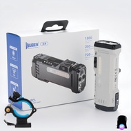 Wuben X4 ไฟฉาย LED ทรงสี่เหลี่ยม ความสว่างสูง ระยะไกล ปรับแสงได้ต่อเนื่อง ทนทานต่อการใช้งานกลางแจ้ง 